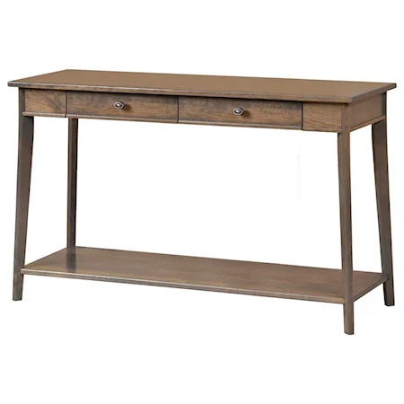 Transitional Solid Wood Hall Table